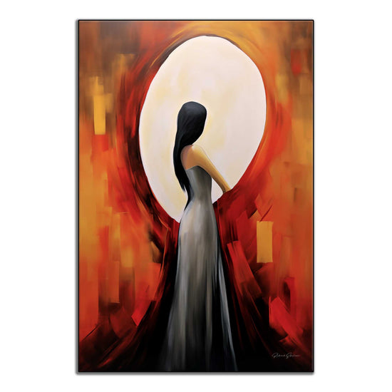 Feminine Collection | Turning Point | Abstract Embrace of Light and Shadow Artwork by Roderick Sebastiaan | ArtFrame_3cee2834-5cf4-4183-8ba0-cd79178bcc8c