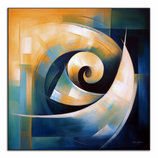 Abstract Collection | The Spiral | Abstract Dynamics and Movement in Modern Colours by Roderick Sebastiaan | ArtFrame_6061b4bd-c8b3-4b3d-a7b3-2f563a834226