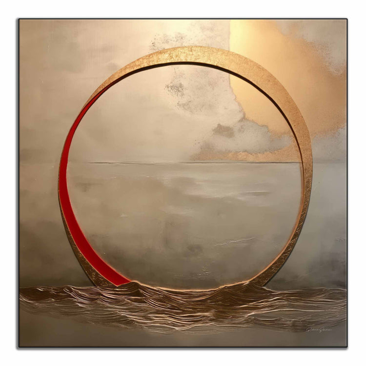 Minimalism Collection | Sea of Samsara | Artistic Abstract Interpretation of Life's Continuum by Roderick Sebastiaan | ArtFrame_6216f9eb-c39b-45a9-9bcb-d98a58fc324c