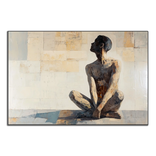 Male Collection | Shadows of the Mind | Thoughtful Figurative Art in Earthy Tones by Roderick Sebastiaan | ArtFrame_90994f60-d23e-4156-bb1d-9084dab2a08f