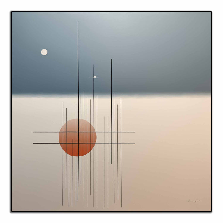 Minimalism Collection | Trinity | Minimalist Zen Spheres and Lines Abstract Art Print by Roderick Sebastiaan | ArtFrame_984b599a-935f-4f1a-9d2d-922c412e88c2