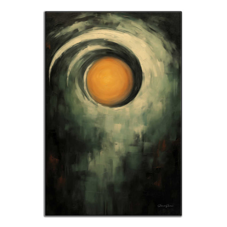 Abstract Collection | Mystic Solaris | Abstract Solar Mystery in Dark Hues Art Print by Roderick Sebastiaan | ArtFrame_b3e36b94-58e8-4034-8072-e9bb2d3adf5b