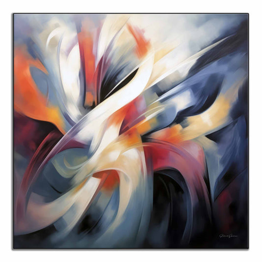 Abstract Collection | Colours of Passion | Passionate Warm Abstraction on Art cloth by Roderick Sebastiaan | ArtFrame_c0b724b0-4c7f-478d-a3fc-89347d1a8e76