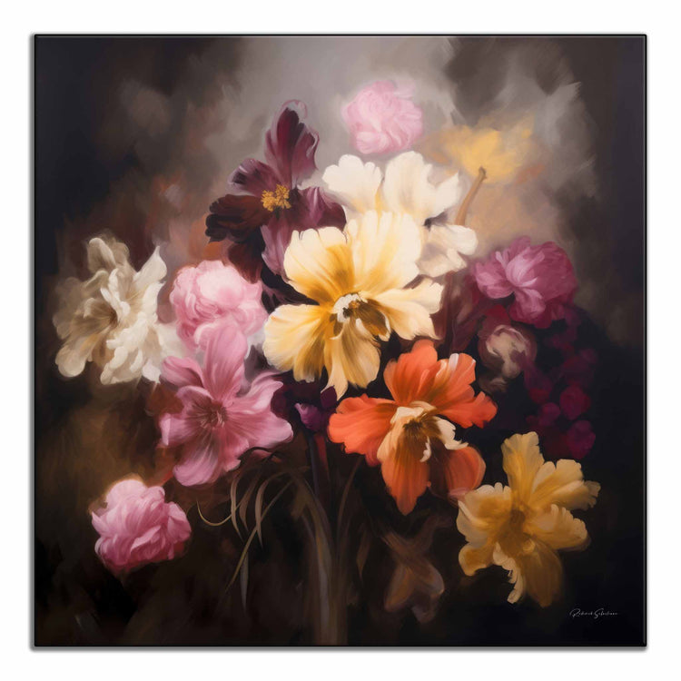 Botanical Collection | Symphony of Flowers | Enchanting Floral Art Print for Elegant Decor by Roderick Sebastiaan | ArtFrame_d8000fba-06bc-4a5f-af81-66fd208678ed