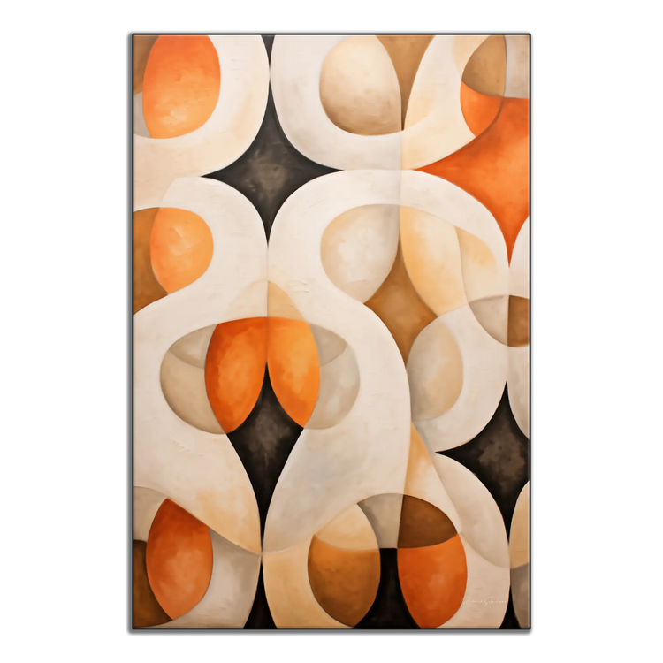 Abstract Collection | Alabaster & Amber | Harmony in Organic Abstraction on Art Cloth by Roderick Sebastiaan | ArtFrame_e0c1a2b0-3573-4cff-82bf-6b81b671111f