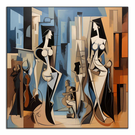 Surrealism Collection | Ville de Rêve No.2 | Cubist Imagination of Urban Elegance by Roderick Sebastiaan | ArtFrame_eeceb99a-6743-46c2-81de-b4570cb71e6e