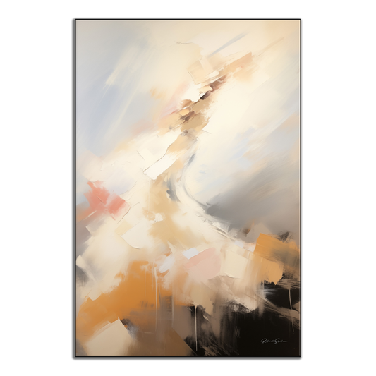 Ascension | Dynamic Abstract Movement of the Soul in Warm Tones