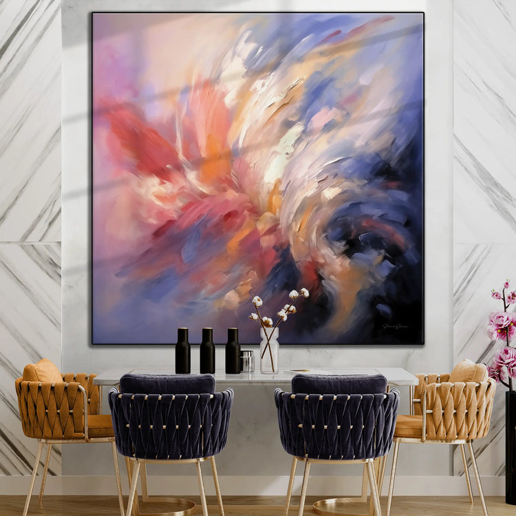 Abstract Collection | Forces of Nature | Dynamic Abstract Movement & Emotion by Roderick Sebastiaan | BeautifulAbstractedPaintinginStylishDiningRoom_8575619d-8a65-4650-bd56-cfc778f63776