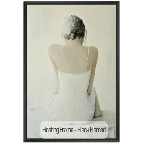 Feminine Collection | Delicate Solitude | Soft and Subtle Art Print for Peaceful Interiors by Roderick Sebastiaan | Black-Flamed_1a27c62d-6508-43b8-a644-f6f856c928b1