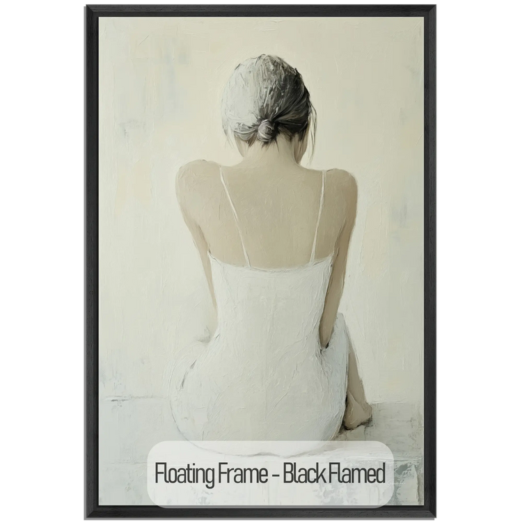 Feminine Collection | Delicate Solitude | Soft and Subtle Art Print for Peaceful Interiors by Roderick Sebastiaan | Black-Flamed_1a27c62d-6508-43b8-a644-f6f856c928b1