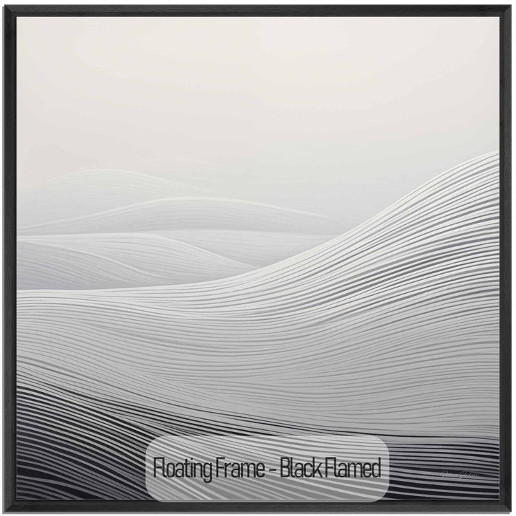 Minimalism Collection | Fading Echoes | Elegant Minimalist Dune Landscape Art for Modern Spaces by Roderick Sebastiaan | Black-Flamed_3abb8679-3736-4017-87e0-2e92f7d94b23