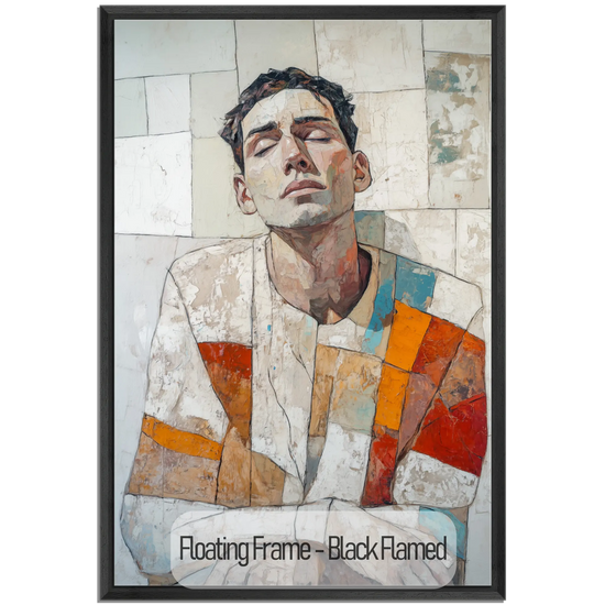 Male Collection | Layers of Thought | Thought-Provoking Abstract Male Portrait for Contemporary Decor by Roderick Sebastiaan | Black-Flamed_4dc08479-ffd4-4d5c-8a3f-8652d6bb583d