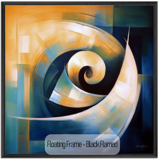 Abstract Collection | The Spiral | Abstract Dynamics and Movement in Modern Colours by Roderick Sebastiaan | Black-Flamed_582591e2-22c4-4d13-ba6f-5e263d1fd5f7