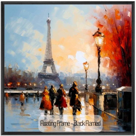 Geography Collection | Autumn in Paris | Warm Glow on the City of Lights by Roderick Sebastiaan | Black-Flamed_683727d8-6055-431c-ba82-ecbb1d461a7c