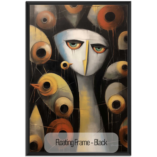 Abstract Collection | Enigmatic Watcher | Intriguing & Abstract Visual Story on Art Frame by Roderick Sebastiaan | Black_0d5510fd-aace-4b15-a98d-93d47f931eeb