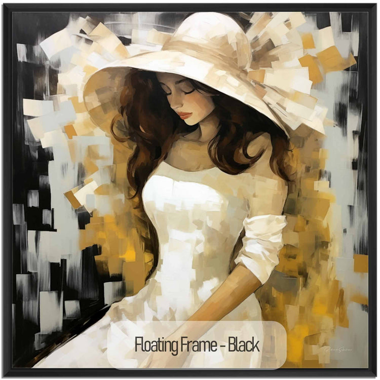 Feminine Collection | Silent Contemplation | Subtle and Serene Portrait in Stylish Art Frame by Roderick Sebastiaan | Black_652a49d9-ab32-4003-ac2d-eaad091511f1