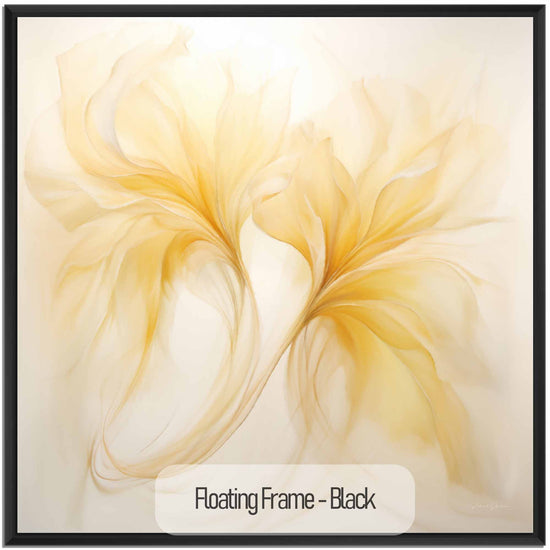 Botanical Collection | Vanilla Verve | Timeless Elegance in Flowing Shades of Yellow on Art Cloth by Roderick Sebastiaan | Black_a3ddac81-7806-4f04-baf9-3a4414b7d3e5