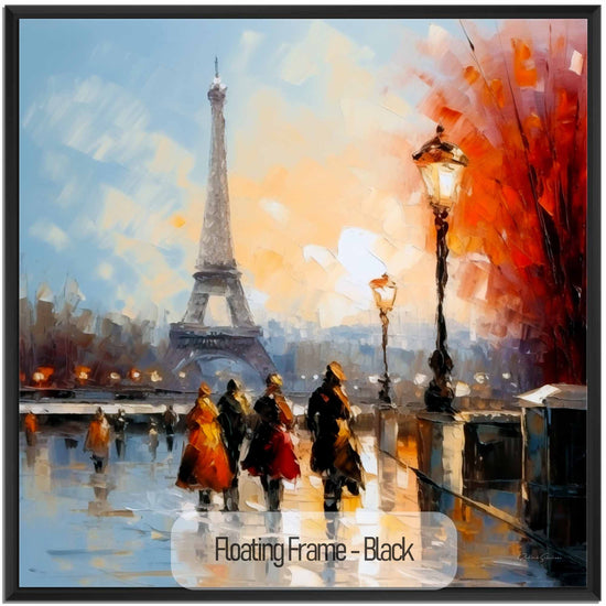 Geography Collection | Autumn in Paris | Warm Glow on the City of Lights by Roderick Sebastiaan | Black_c23e03f2-b383-4a0d-be4d-66d39e6dd7da