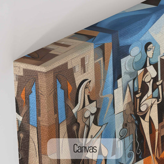 Surrealism Collection | Ville de Rêve No.3 | Cubism and Contrast in a Dream Metropolis by Roderick Sebastiaan | Canvas_30ae0b7d-daac-489f-9649-32d058341507