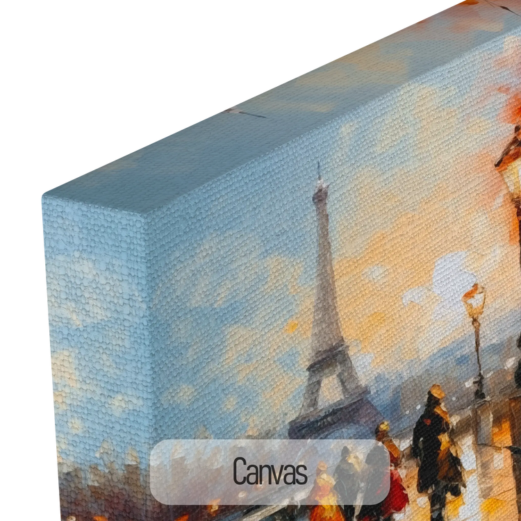 Geography Collection | Autumn in Paris | Warm Glow on the City of Lights by Roderick Sebastiaan | Canvas_5cc0fac9-2434-41d1-8974-8ef72b6150c5