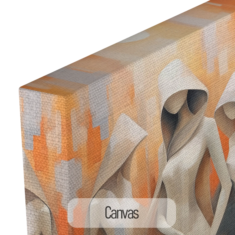 Feminine Collection | Cloaked in Mystery | Warm Toned Ambient Abstract of Mysterious Cloaked Figures by Roderick Sebastiaan | Canvas_b87211a3-5b9e-4ff3-b4a0-91b8d406ffc9