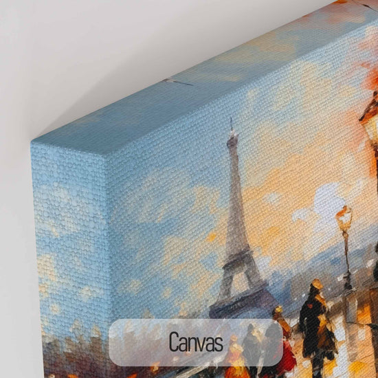 Geography Collection | Autumn in Paris | Warm Glow on the City of Lights by Roderick Sebastiaan | Canvas_cb3f391e-26db-4273-a418-b9900b431003