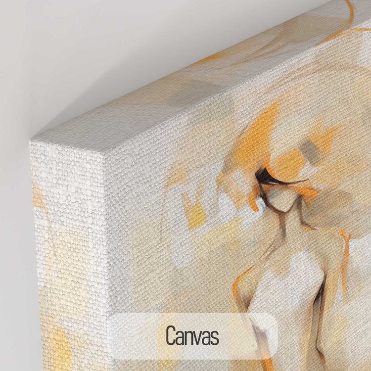 Feminine Collection | Silhouette in Sunlight | Radiant Sunlit Female Silhouette on Abstract Art cloth by Roderick Sebastiaan | Canvas_dd5cd73d-fb1f-48bf-bf2b-64ee24ed9a1f