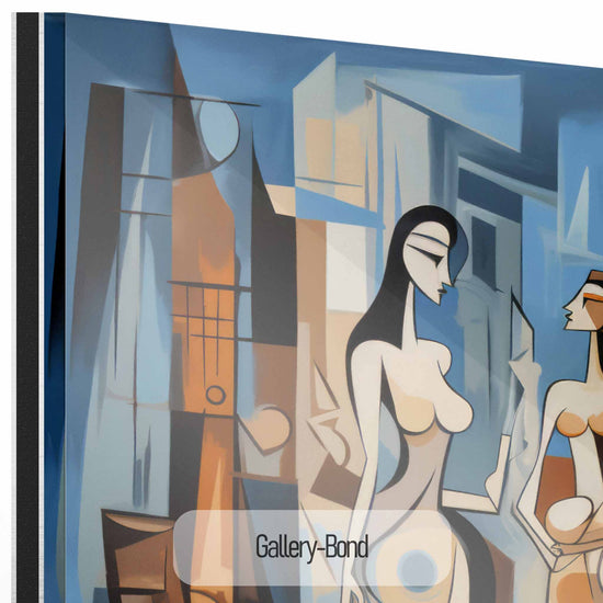 Surrealism Collection | Ville de Rêve No.1 | Abstract Meeting in a Dream City on Art Cloth by Roderick Sebastiaan | Gallery-Bond_2dc8bda8-6193-4e1d-905f-e163b3298244