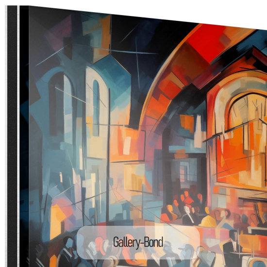 Music Collection | 20's Jazz No.2 | Vibrant & Expressive Art Cloth Print in Art Frame by Roderick Sebastiaan | Gallery-Bond_3a26db86-0765-4f45-a00d-7abd6a71f932