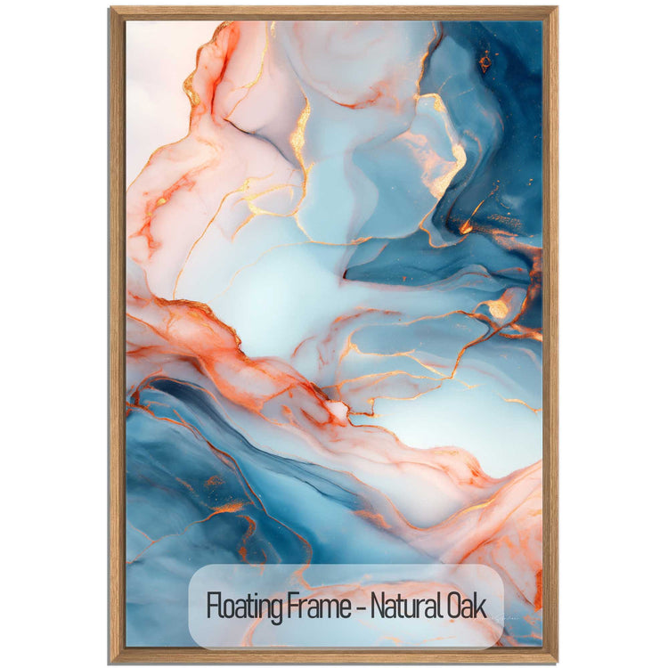 Abstract Collection | Lapis Lazuli | Mineral Veins of Gold and Azure Gemstone Art Print by Roderick Sebastiaan | NaturalOak_32479733-d5a0-4327-a2a0-8dbb99421cb6