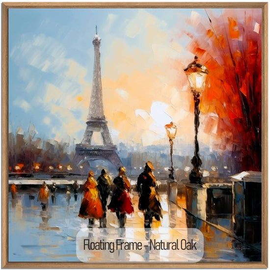 Geography Collection | Autumn in Paris | Warm Glow on the City of Lights by Roderick Sebastiaan | NaturalOak_77578033-c72f-4fb3-9fca-3a06fefe97da