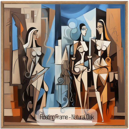 Surrealism Collection | Ville de Rêve No.3 | Cubism and Contrast in a Dream Metropolis by Roderick Sebastiaan | NaturalOak_a0799f9a-db8e-4376-bc6c-2ff3096975ea