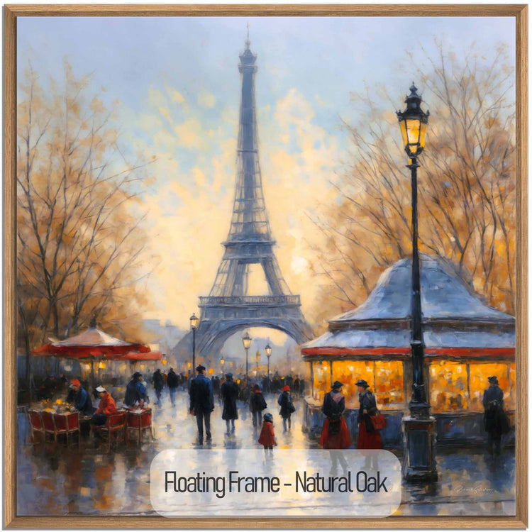 Geography Collection | Twilight in Paris | Romantic Impressionism of a Parisian Evening by Roderick Sebastiaan | NaturalOak_a5038c46-e6af-422e-944a-0bfeb8500a5e