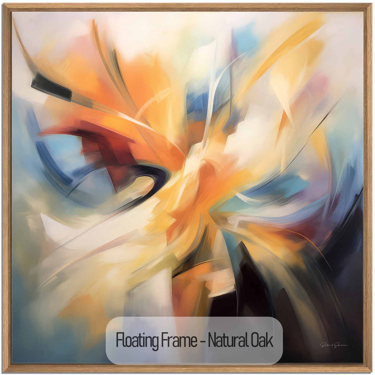 Abstract Collection | Soul of the Phoenix | Dynamic Abstract Artwork for Modern Interiors by Roderick Sebastiaan | NaturalOak_bc961714-fa75-4bdb-bbf6-e08309fa37e1