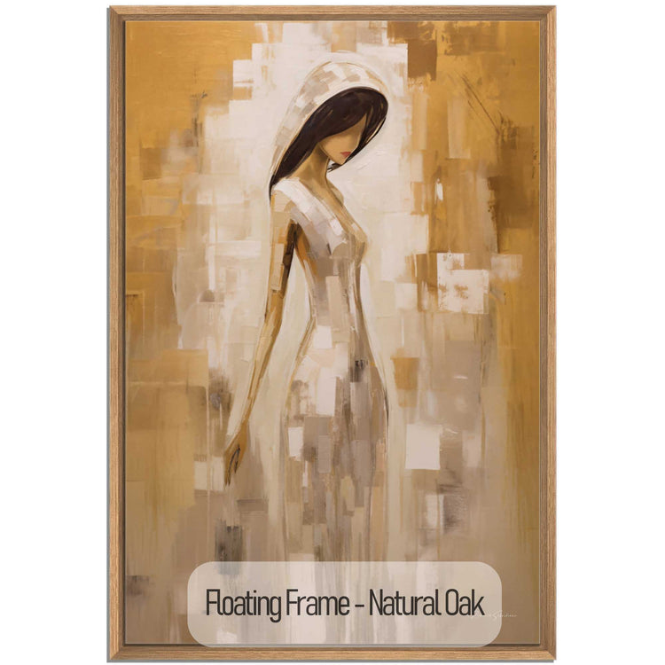 Feminine Collection | Whispers of Seduction | Mystical Sensual Elegance in Warm Colours on Art Cloth by Roderick Sebastiaan | NaturalOak_d202092a-b0f3-4348-8ba5-7b9c00cae81f