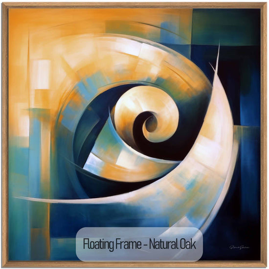 Abstract Collection | The Spiral | Abstract Dynamics and Movement in Modern Colours by Roderick Sebastiaan | NaturalOak_e0e48fb6-f042-4f83-9567-fb51872ab8a2