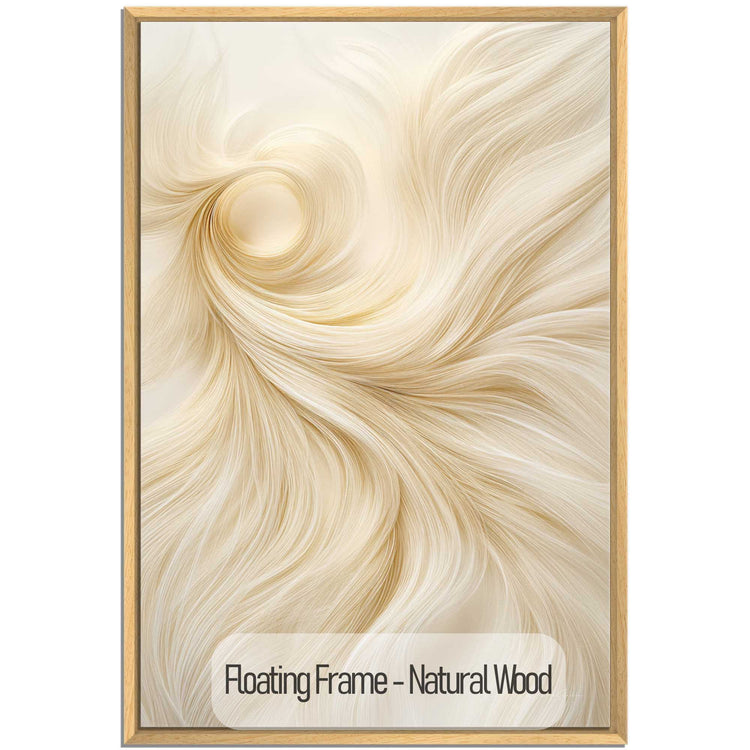 Minimalism Collection | Threads of Fate | Intricate & Chaotic Golden Strands of Destiny Art Print by Roderick Sebastiaan | NaturalWood_04693858-db43-4d5d-88ae-7bed4b630697