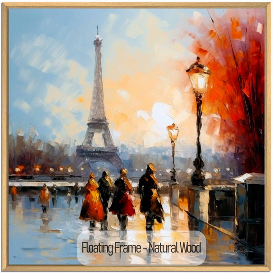 Geography Collection | Autumn in Paris | Warm Glow on the City of Lights by Roderick Sebastiaan | NaturalWood_3f9a3196-fe85-4b5f-9fd8-09c1851d46f8