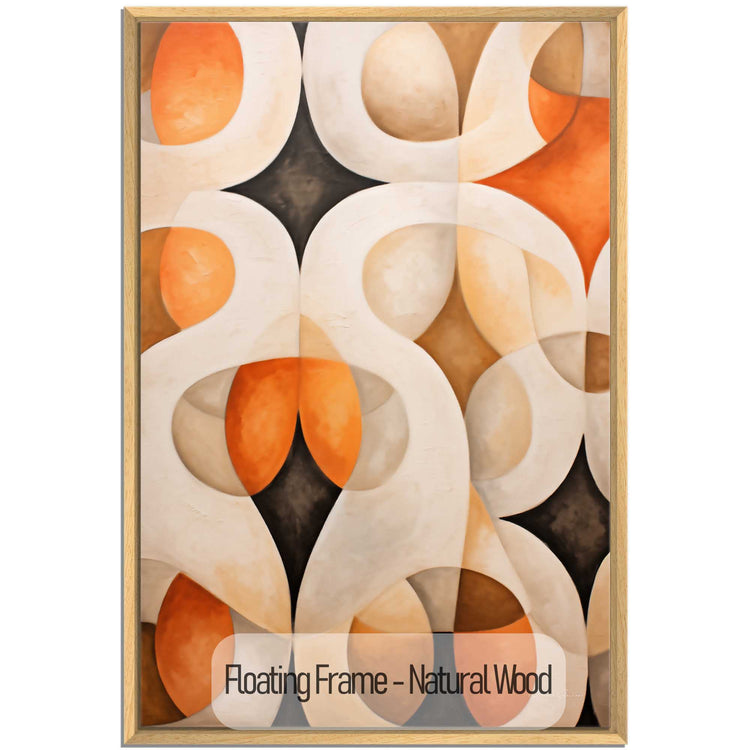 Abstract Collection | Alabaster & Amber | Harmony in Organic Abstraction on Art Cloth by Roderick Sebastiaan | NaturalWood_e405d05f-3c26-4678-869e-9f8cb731b1fc