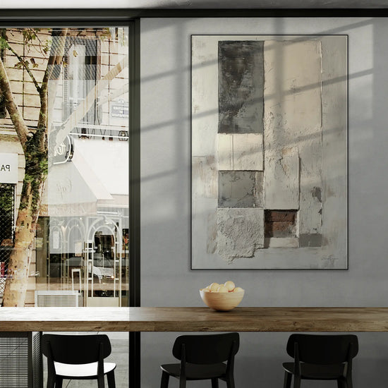 Abstract Collection | Urban Layers | Textured Abstract Art Print Reflecting Urban Architecture by Roderick Sebastiaan | UrbanLayerscity-cafe-with-window-views