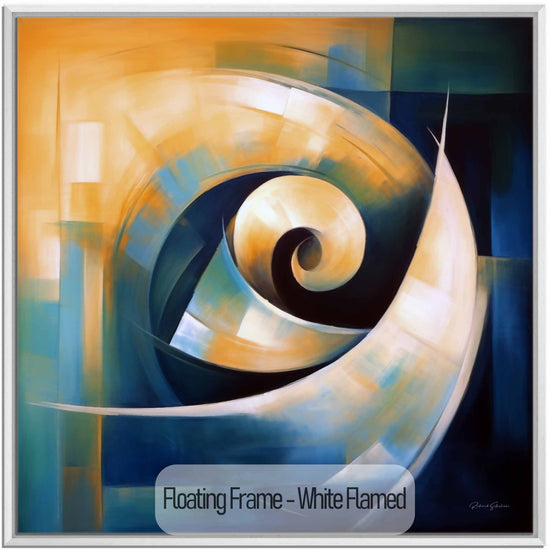 Abstract Collection | The Spiral | Abstract Dynamics and Movement in Modern Colours by Roderick Sebastiaan | White-Flamed_61ce7330-ff1d-4665-b4a6-9f978d070af0