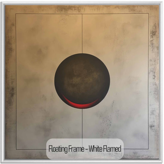 Minimalism Collection | Eclipse of Solitude | Minimalist Sphere in Monochrome Shades by Roderick Sebastiaan | White-Flamed_ab6b2f98-d3ba-4382-9c82-5cc76e64cd66