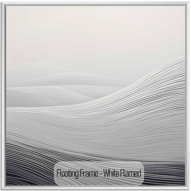 Minimalism Collection | Fading Echoes | Elegant Minimalist Dune Landscape Art for Modern Spaces by Roderick Sebastiaan | White-Flamed_afd09ba6-0811-4018-a6ef-6a851c9ec700