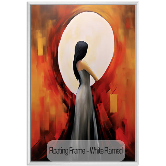 Feminine Collection | Turning Point | Abstract Embrace of Light and Shadow Artwork by Roderick Sebastiaan | White-Flamed_d35e2520-6226-47c8-9cb7-059db54ae2af