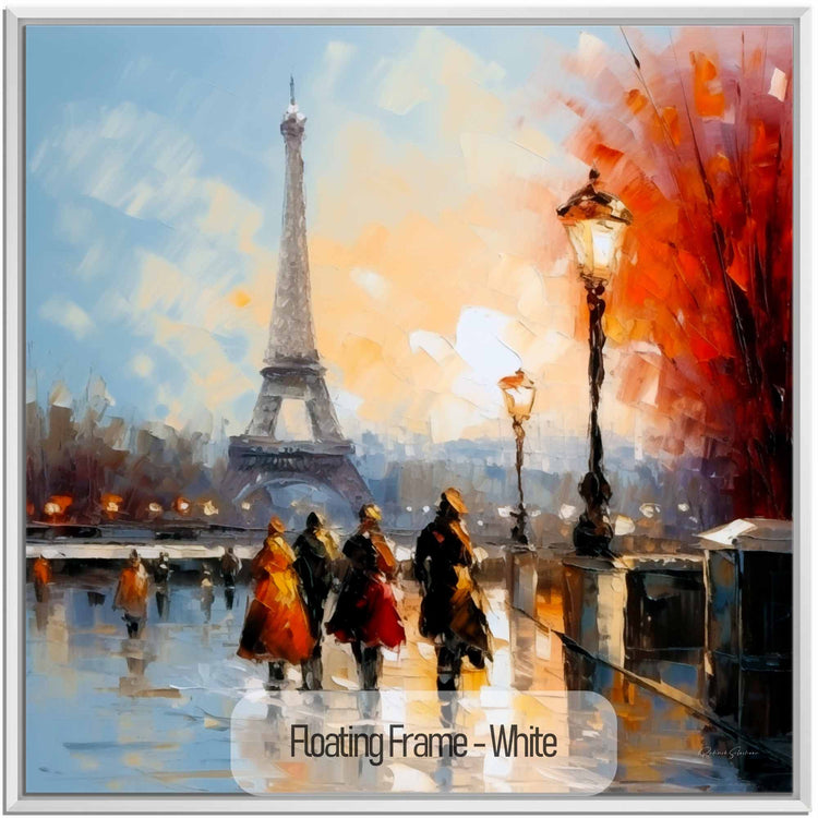 Geography Collection | Autumn in Paris | Warm Glow on the City of Lights by Roderick Sebastiaan | White_063c0833-3349-491b-a225-cd0c49afe218