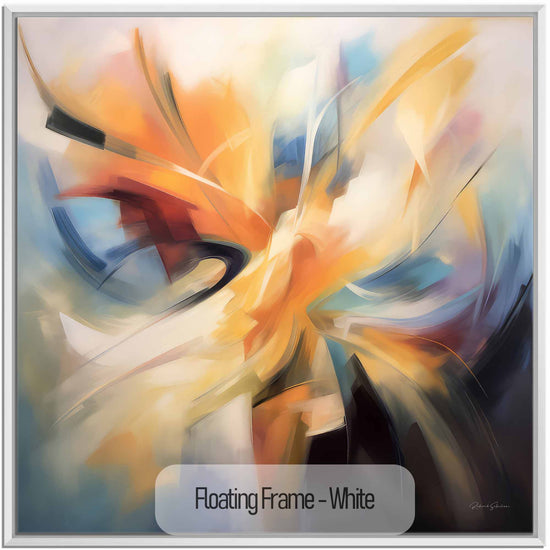 Abstract Collection | Soul of the Phoenix | Dynamic Abstract Artwork for Modern Interiors by Roderick Sebastiaan | White_14538cc0-82f6-487a-adb3-805257551688