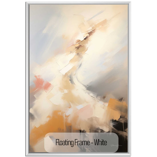 Abstract Collection | Ascension | Dynamic Abstract Movement of the Soul in Warm Tones by Roderick Sebastiaan | White_3718bc4c-10f5-4882-bb6b-387250938a8f