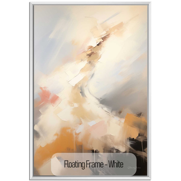 Abstract Collection | Ascension | Dynamic Abstract Movement of the Soul in Warm Tones by Roderick Sebastiaan | White_3718bc4c-10f5-4882-bb6b-387250938a8f