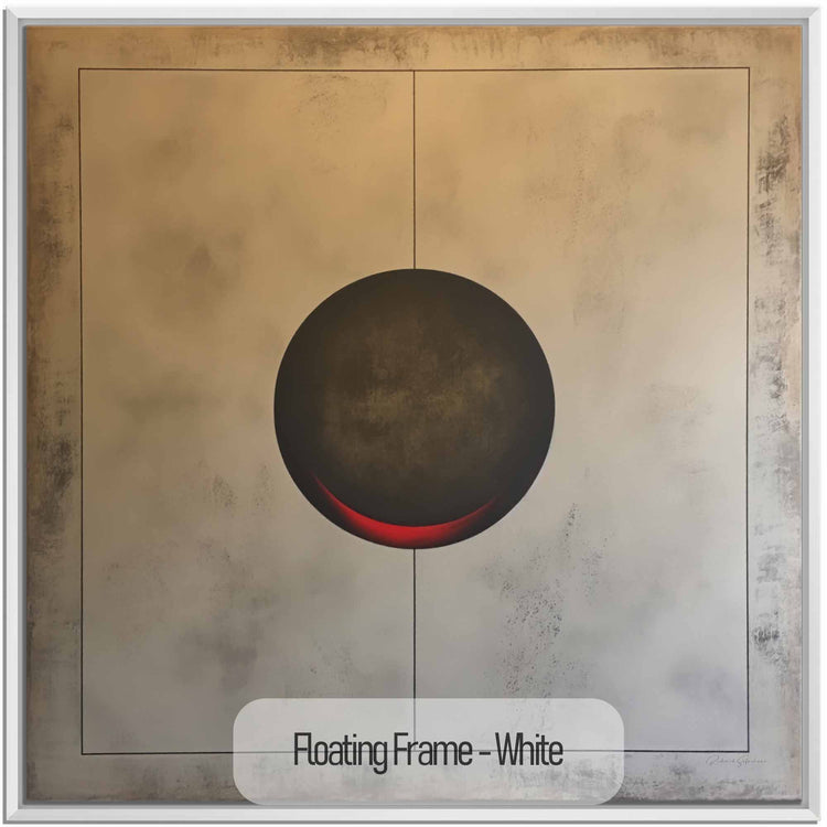 Minimalism Collection | Eclipse of Solitude | Minimalist Sphere in Monochrome Shades by Roderick Sebastiaan | White_79e8a0b8-2e79-4012-9f3c-6ea9faa010cd