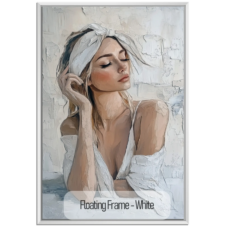 Feminine Collection | Refined Serenity | Elegant Female Portrait Art Print for Tranquil Spaces by Roderick Sebastiaan | White_9821191f-70f2-4967-a61f-bdc7b009cad7